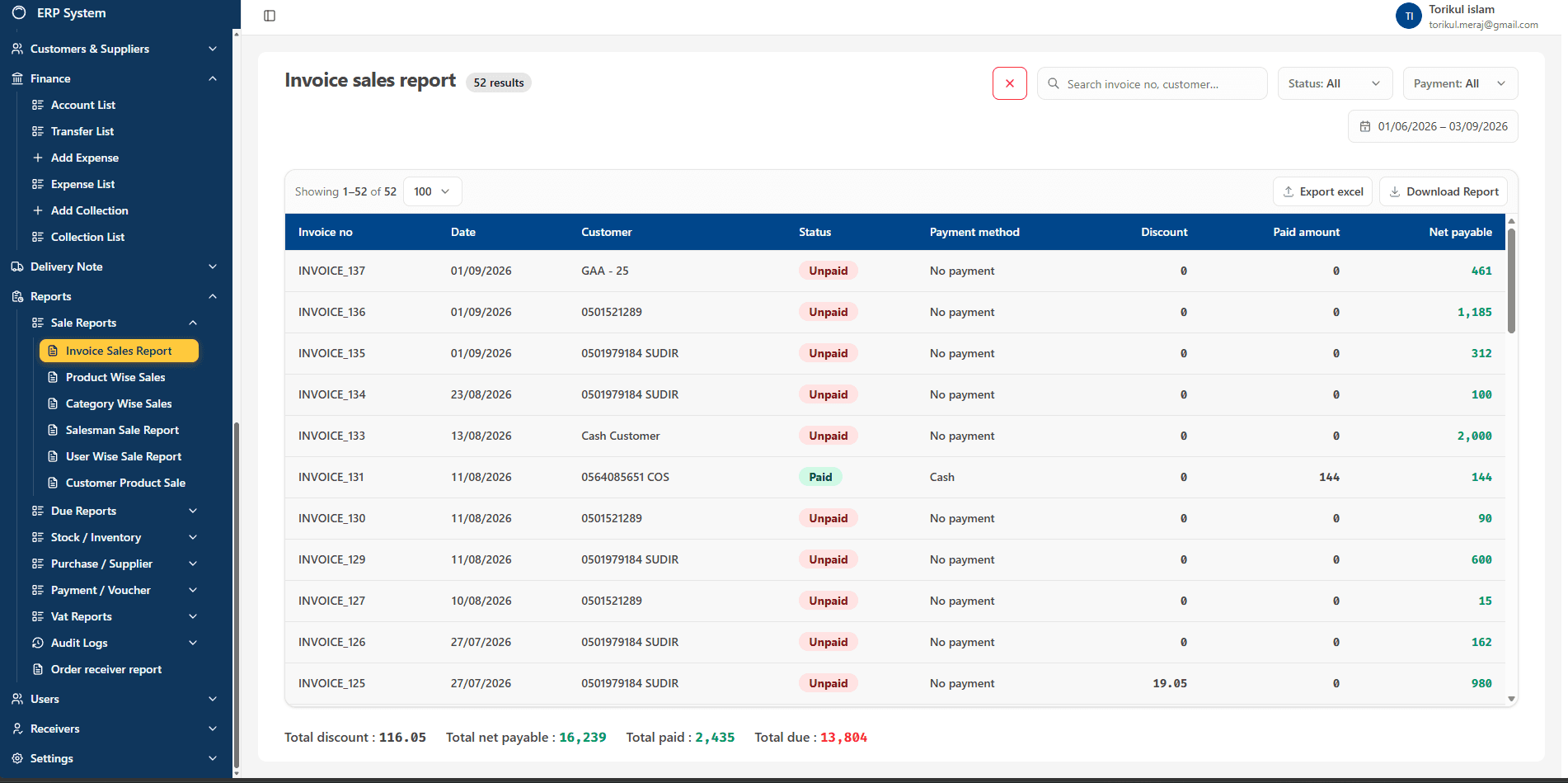 Business ERP System screenshot 8