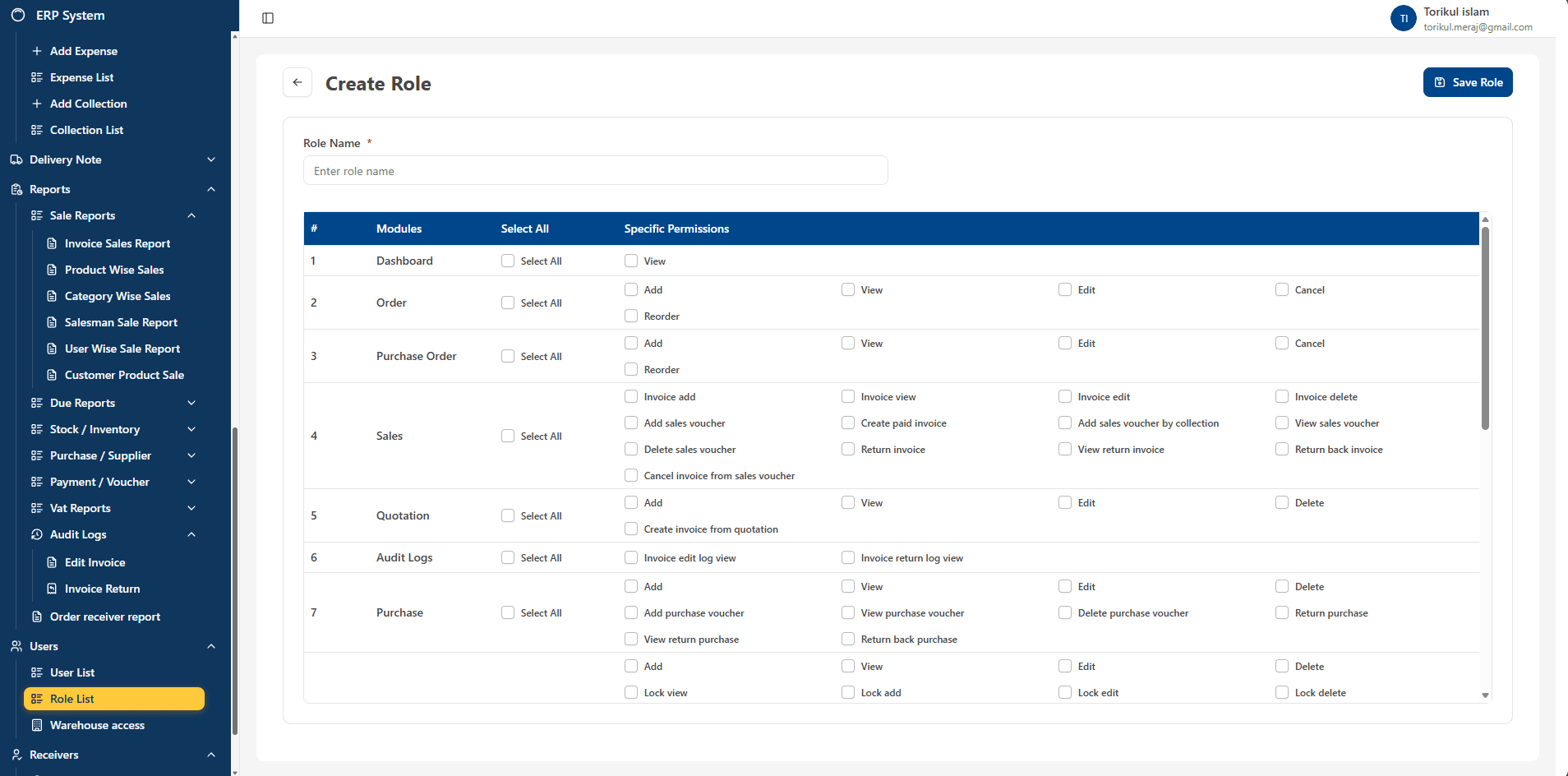 Business ERP System screenshot 7
