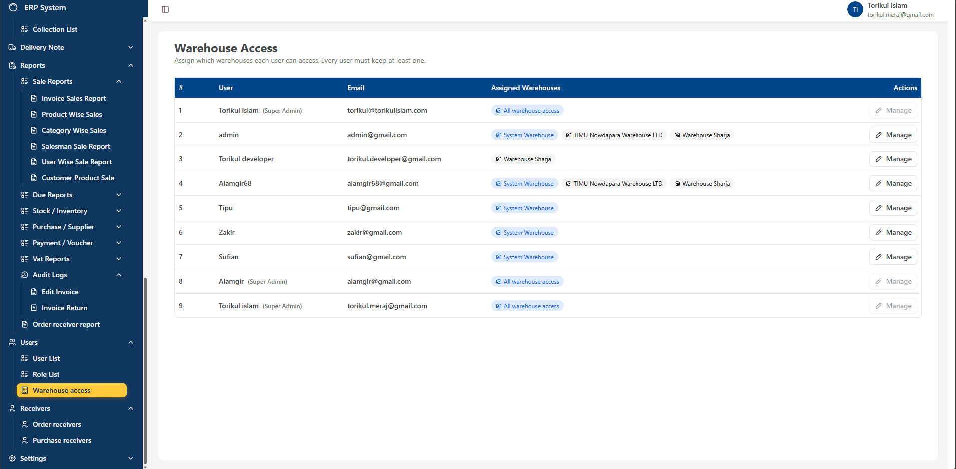 Business ERP System screenshot 9